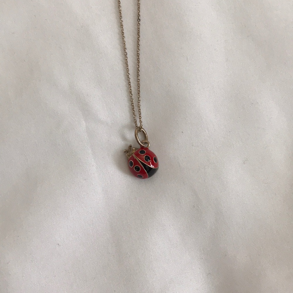 Tiffany & Co Ladybug Charm Necklace